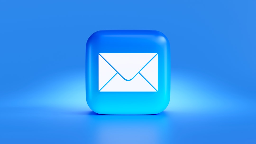 Mail Icon in 3D. Feel free to contact me through email mariia@shalabaieva.com
